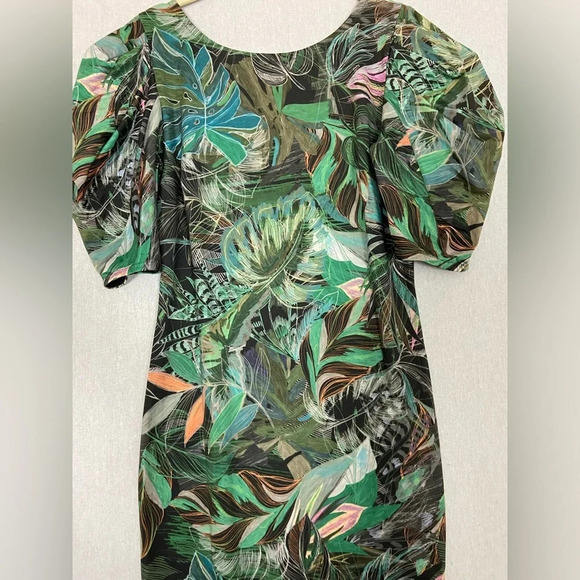 Nadya Toto Jungle Print Bodycon Dress Sz M - Picture 7 of 14